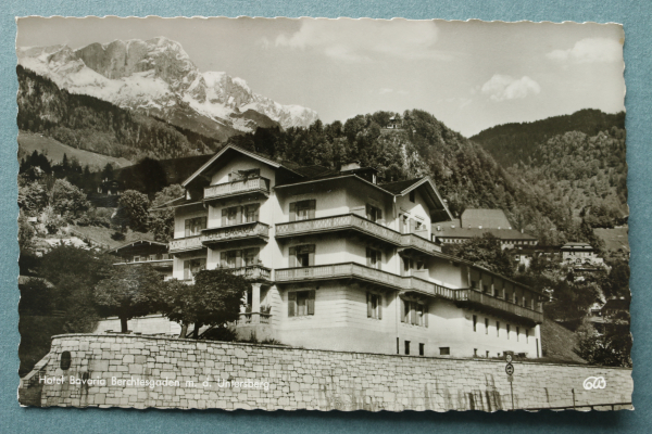 AK Berchtesgaden / 1930-1950 / Hotel Bavaria / m d Untersberg
